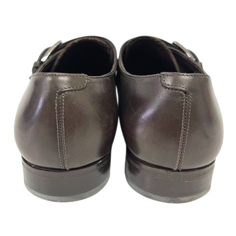 未使用✨サルヴァトーレフェラガモ　ビジネスシューズ　ロングノーズ　ブラウン 中古・古着通販】Salvatore Ferragamo (サルヴァトーレ