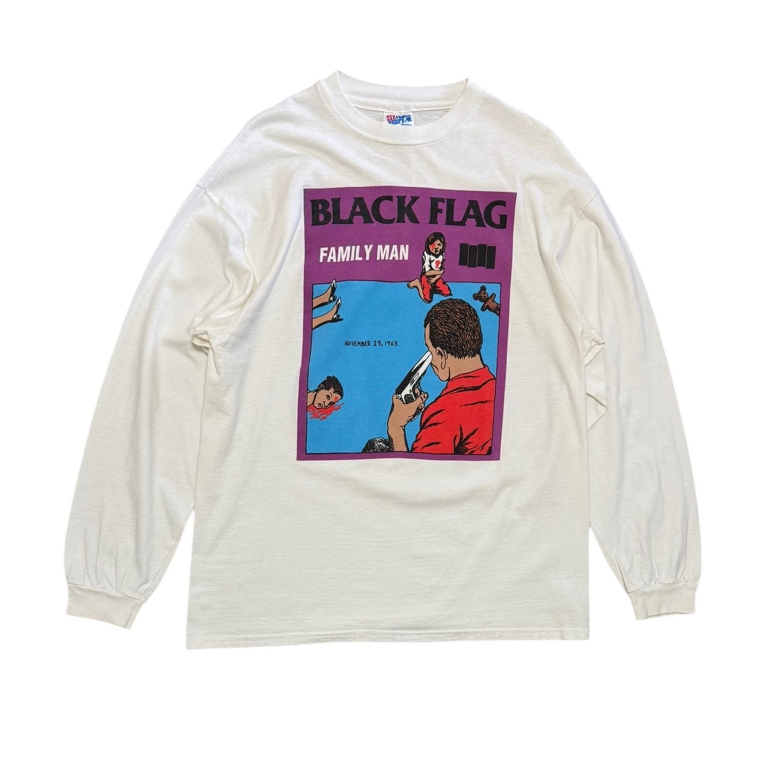BLACK FLAG FAMILYMAN ロンT BLACK FLAG FAMILYMAN ロンT - メルカリ