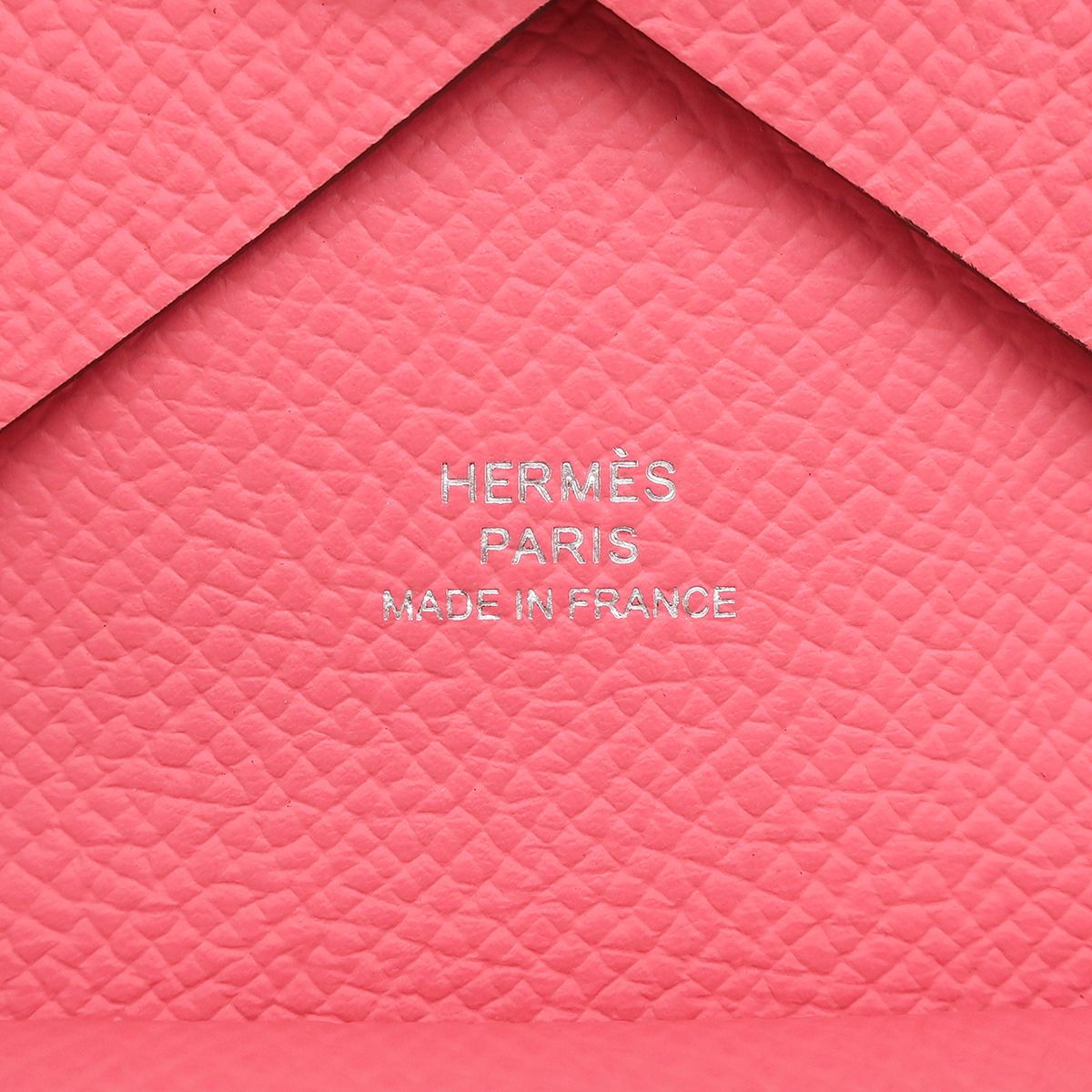 美品 エルメス カルヴィ デュオ エプソン ローズアザレ B刻印 箱 HERMES エルメス カルヴィ エプソン ローズアザレ B刻印 2023年