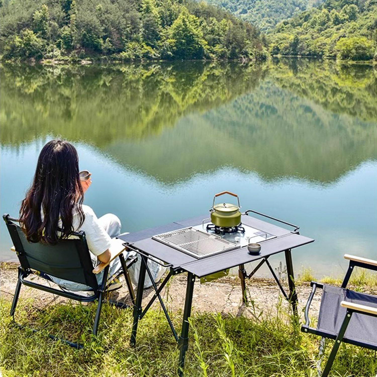 Solotour igtテーブル アウトドア テーブル キャンプ 折り畳み アル