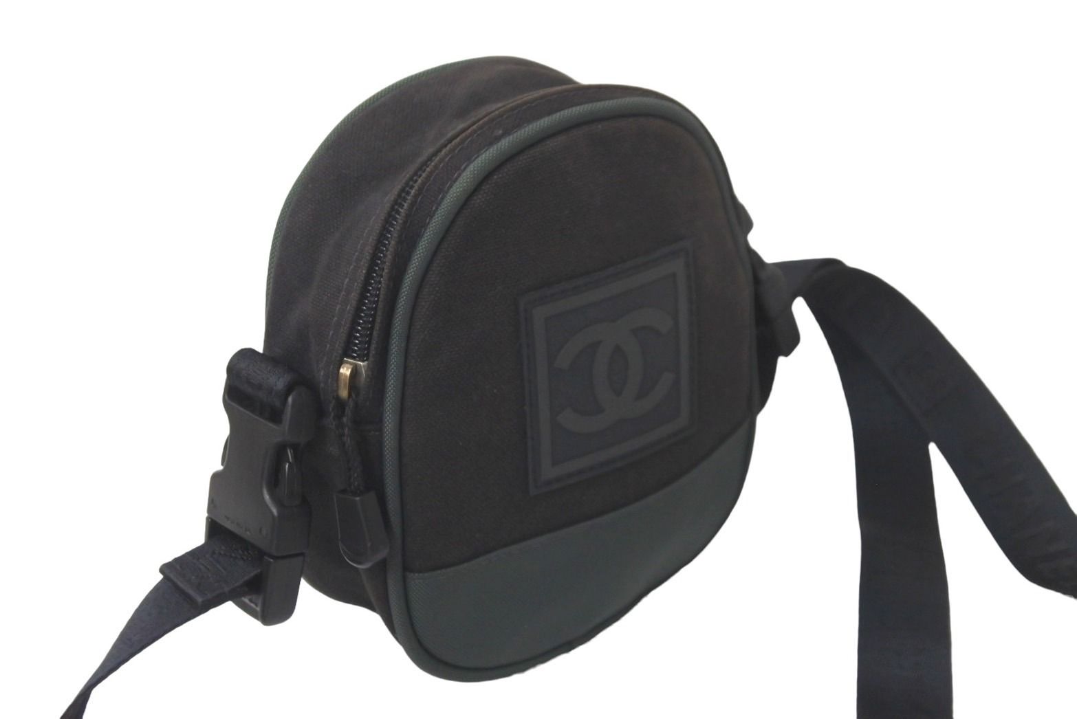 CHANEL シャネル スポーツライン ショルダーバッグ ポーチ キャンバス 