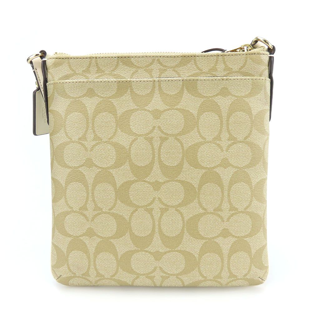 中古】 コーチ ショルダーバッグ F58309 シグネチャー PVC レザー  