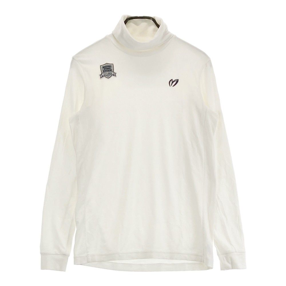 サイズ：4 MASTER BUNNY EDITION マスターバニーエディション  タートルネック 長袖Tシャツ  ホワイト系 [240101216739]# ゴルフウェア メンズ ストスト
