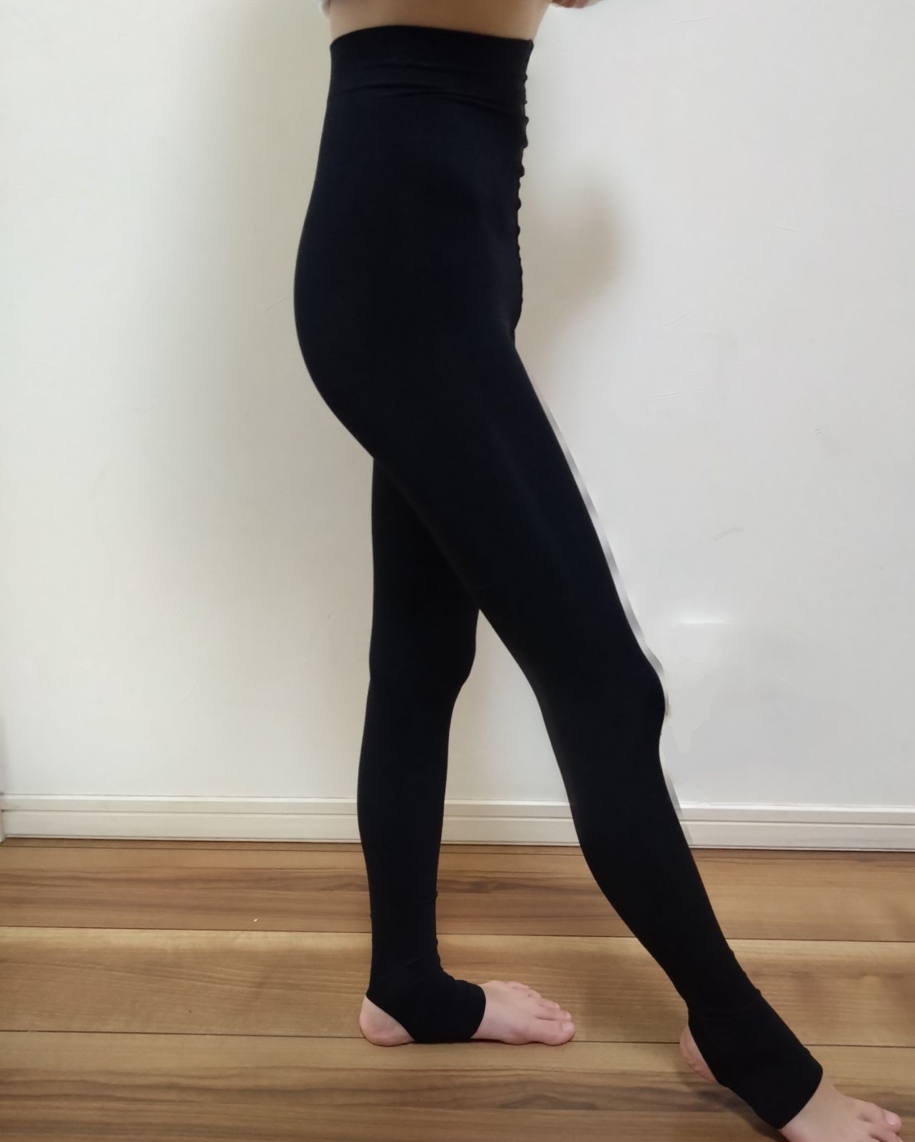 バレエ ダンス 新体操 トレンカタイツ シームレス 縫い目無し 身長140