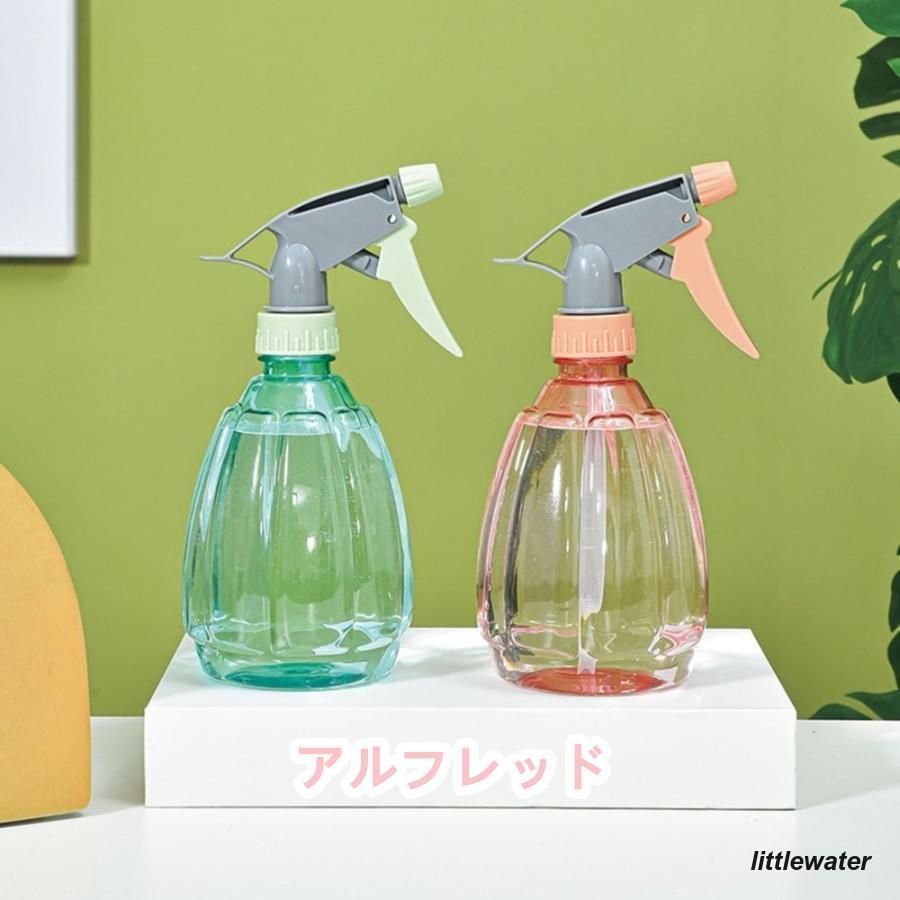 霧吹き きりふき ガーデニング雑貨 ガーデニング用品 生活雑貨 スプレー 150ml 楕円 オーバル型 半透明 クリア ブルー ピンク シンプル カ