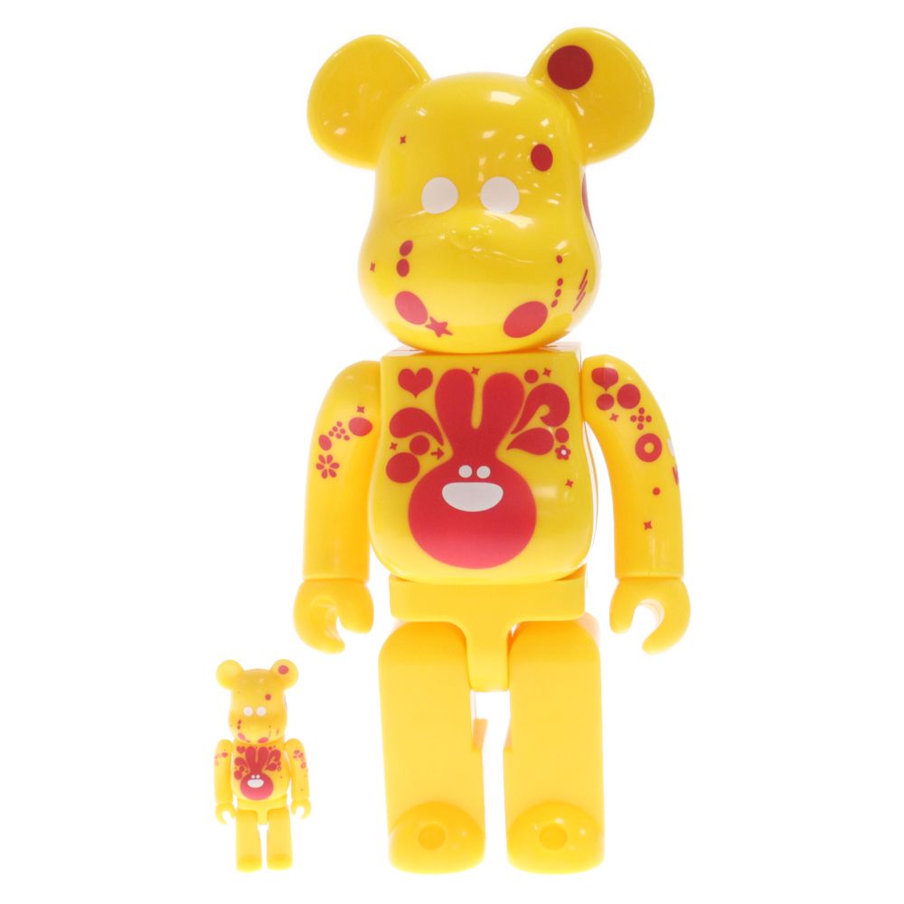 MEDICOM TOY - MEDICOM TOY メディコムトイ 伊勢丹限定 BE@RBRICK Genevie've Gauckler 100%&400% ジュヌヴィエーヴ ゴクレール ベアブリック フィギュア 人形 イエロー MEDICOM TOY (メディコムトイ) 伊勢丹限定 BE@RBRICK Genevie've