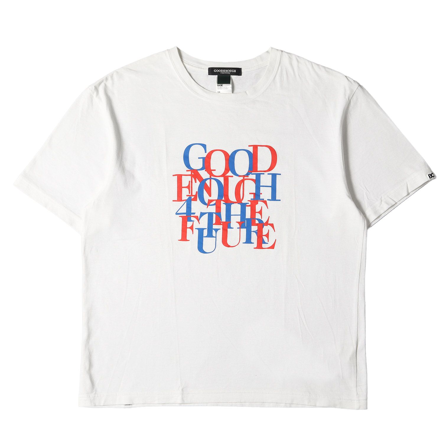 GOOD ENOUGH グッドイナフ Tシャツ サイズ:4 BASECONTROL ブランドロゴ