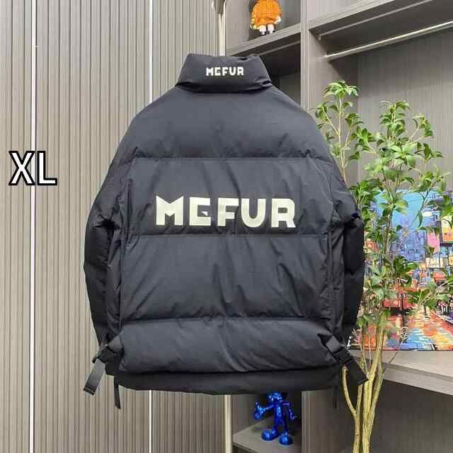 XL 秋冬 コーデ メンズ 服 シンプル ファッション オシャレ 大人 かっこいい 大きいサイズ ストリート 紳士服 プリント ダウン ジャケット アウター スタンドカラー 暖かい トップス