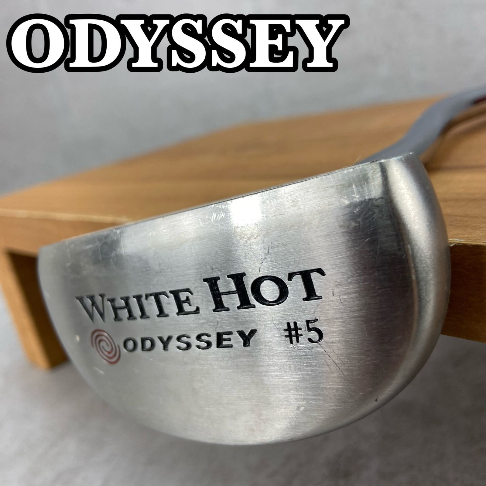 ODYSSEY　オデッセイ　WHITE　HOT　＃5　ホワイトホット　レディースゴルフパター　スチール　右利き用　PT　32インチ　約499g ODYSSEY オデッセイ WHITE HOT ＃5 ホワイトホット レディース