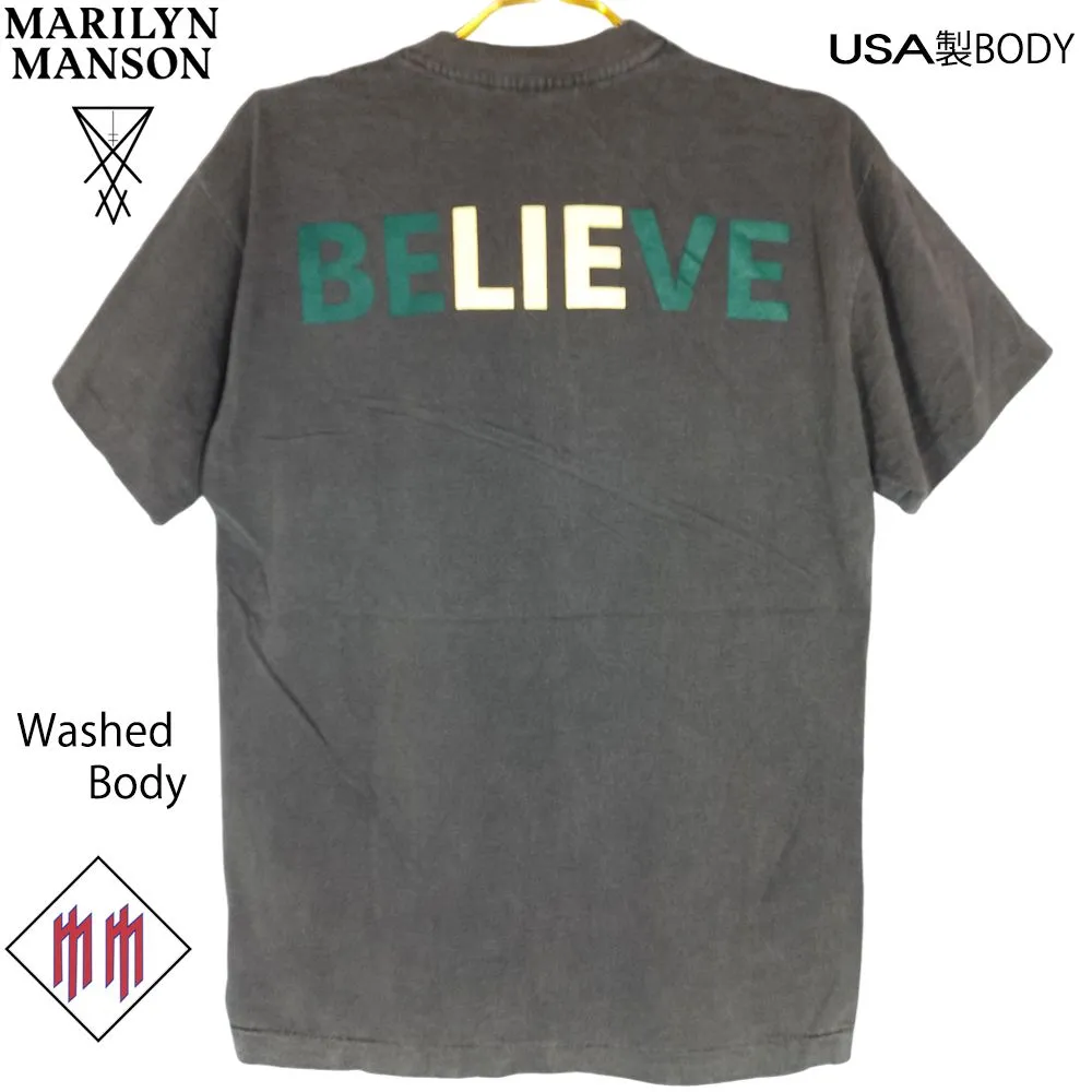 MarilynManson マリリンマンソン believe Tシャツ USA製