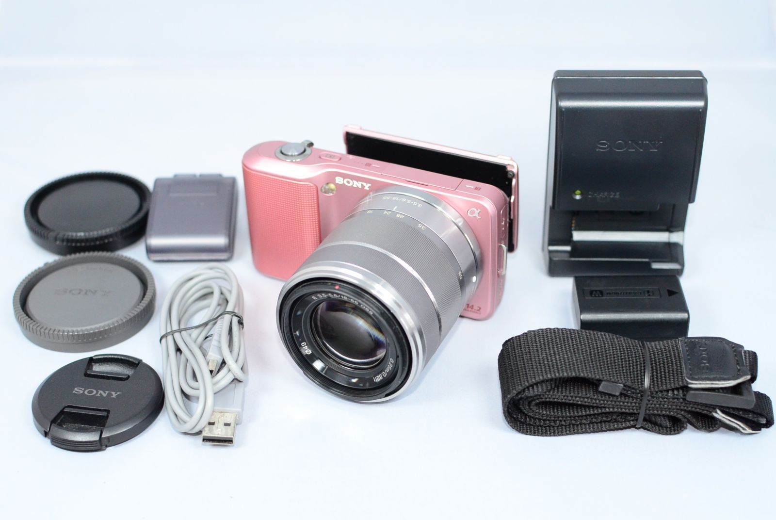 使用少 SONY NEX-3 E18-55mmOSS レンズkit PINK