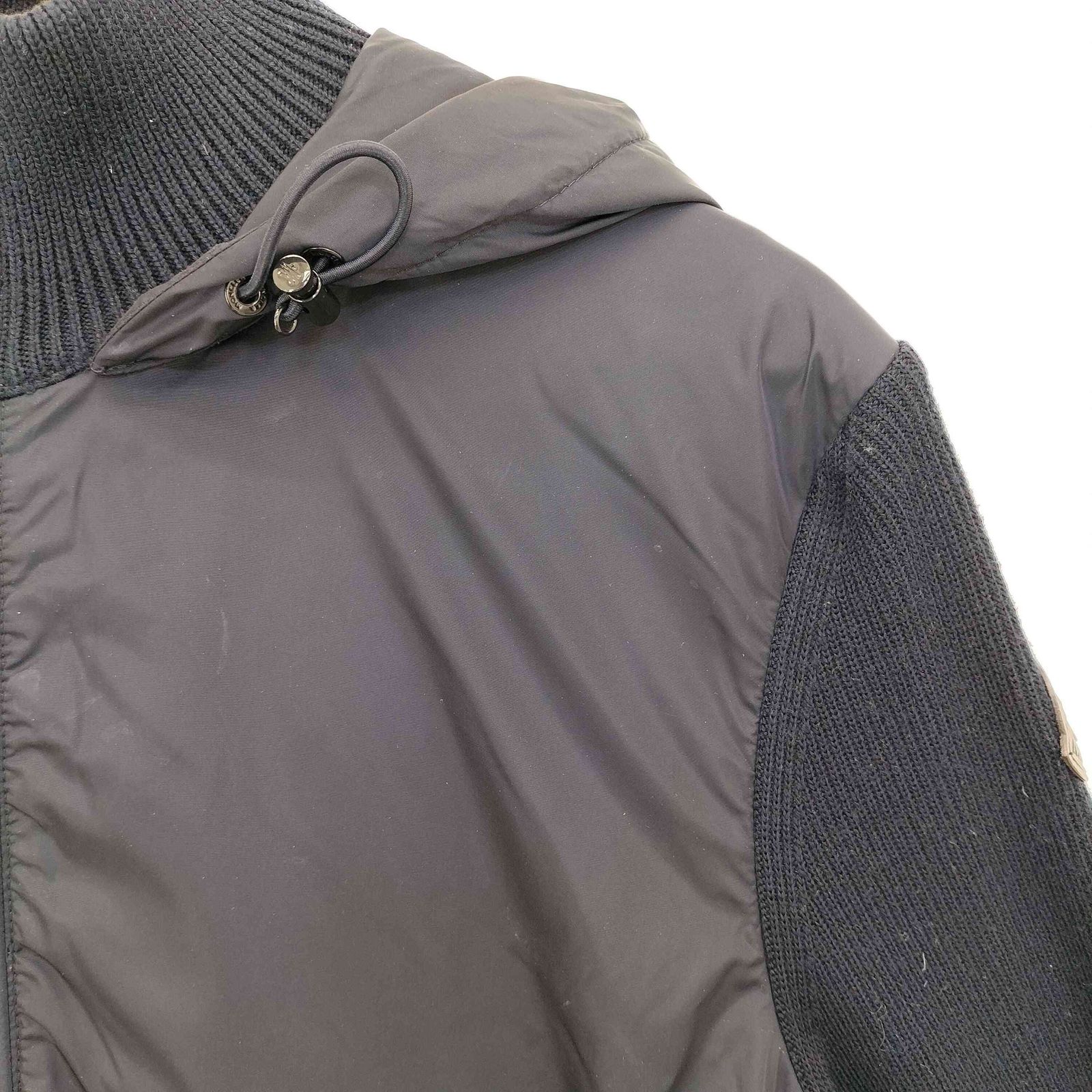 モンクレール MONCLER MAGLIONE TRICOT CARDIGAN ナイロン切替