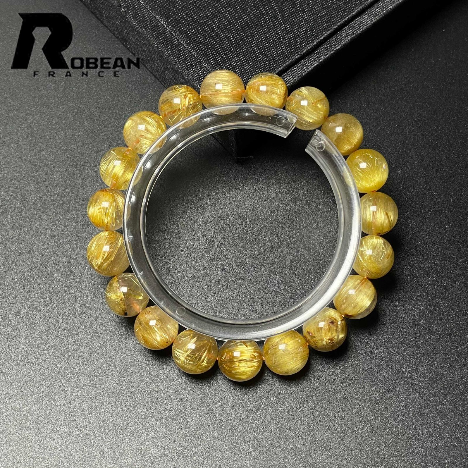 高級 EU製 定価20万円☆ROBEAN・極!極満針ルチルクォーツ