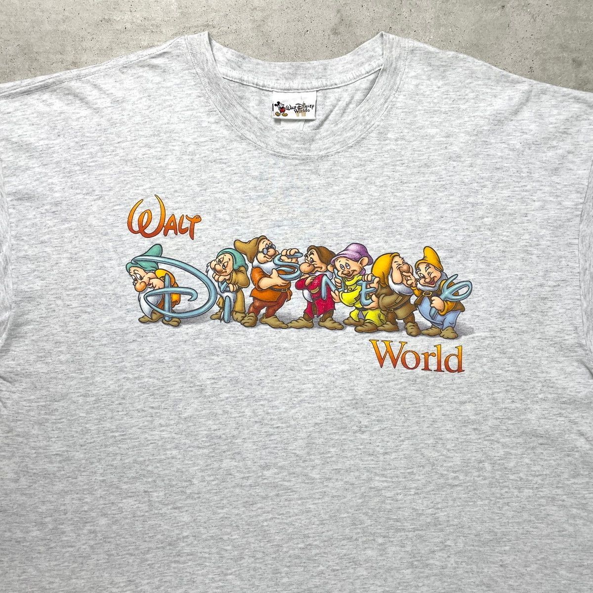 00年代 Disney ディズニー 白雪姫 七人の小人 キャラクタープリントT