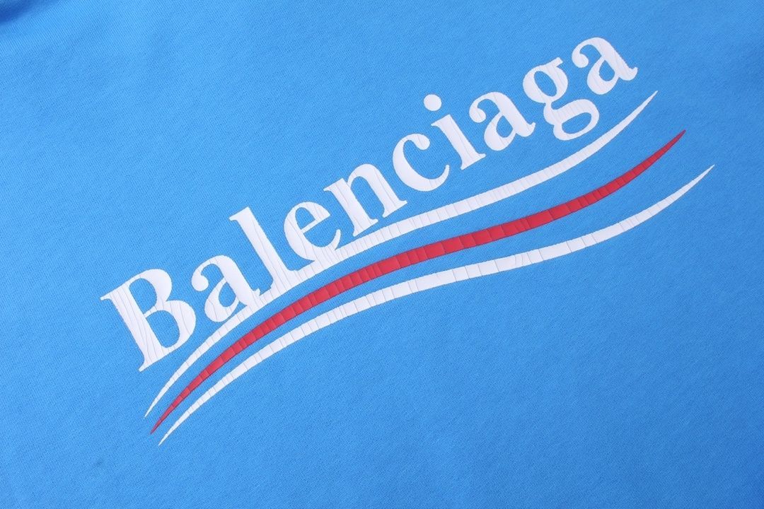 BALENCIAGA POLITICAL CAMPAIGN ロゴプリントフーディ