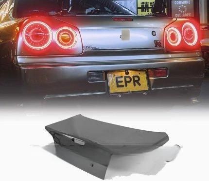 er34 トランク 4ドア R34 スカイライン 4ドア カーボントランクスポイラー