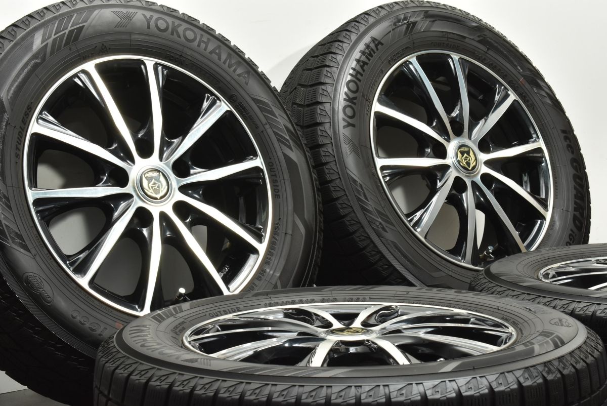 大 Weds ライツレー 15in 6J 43 PCD114.3 ヨコハマ アイスガード iG60 195 65R15 セレナ ノア ヴォクシー ステップワゴン 可