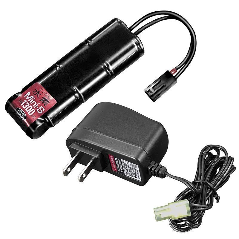 東京マルイ 8.4V ニッケル水素1300mAh ミニSバッテリー＆ 充電器セット
