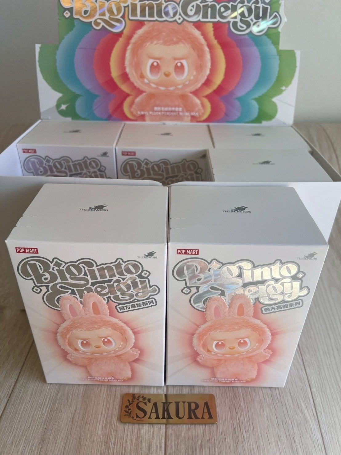 正規品 未開封】ラブブ Labubu Big into Energy 2ピース ポップマート