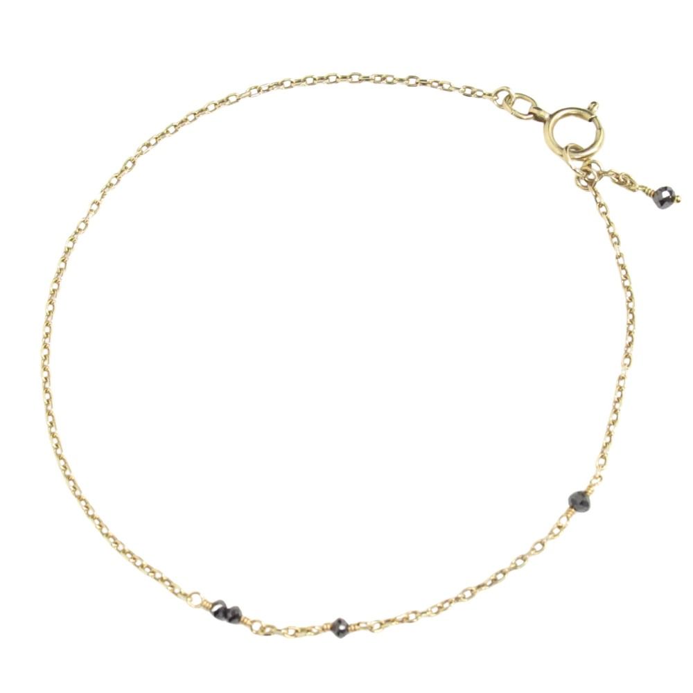 agete ゴールド チェーンブレスレット agete/アガットチェーンブレスレットゴールド