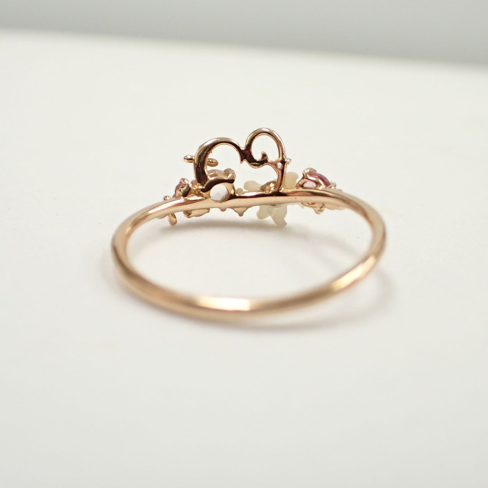 花モチーフ ゴールドリング カラーストーン　サマンサティアラ 花モチーフ ゴールドリング カラーストーン サマンサティアラ 花