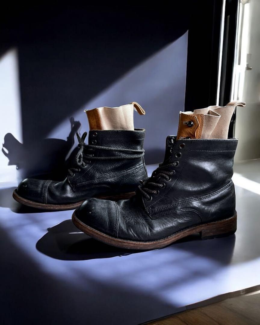 ナンバーナイン SS08 スウェード レースアップシューズ 8 Birds期