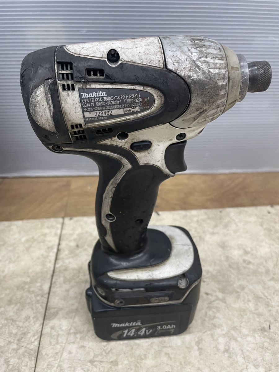 マキタTD131Dインパクトドライバーホワイト本体のみ 楽天市場】マキタ TD138D 本体のみ 各色 純正 14.4V インパクト
