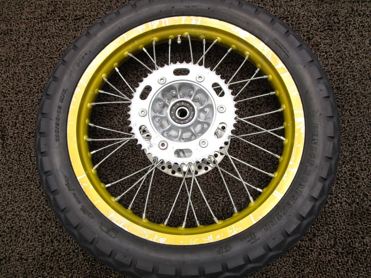 TS125R タカサゴ リアホイール スプロケット 18×2.15 □A5567 50丁 SF15A スズキ F115 キャブ車 動画有