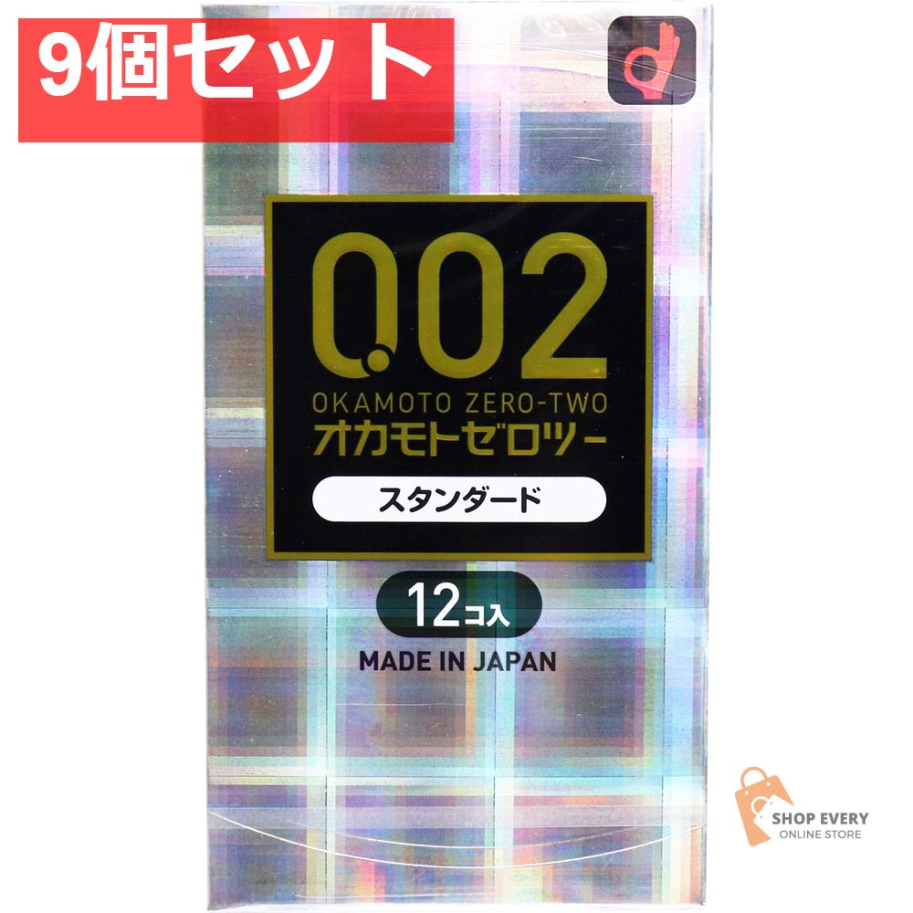 オカモトゼロツー スタンダード 0.02コンドーム 12個入 9個セット