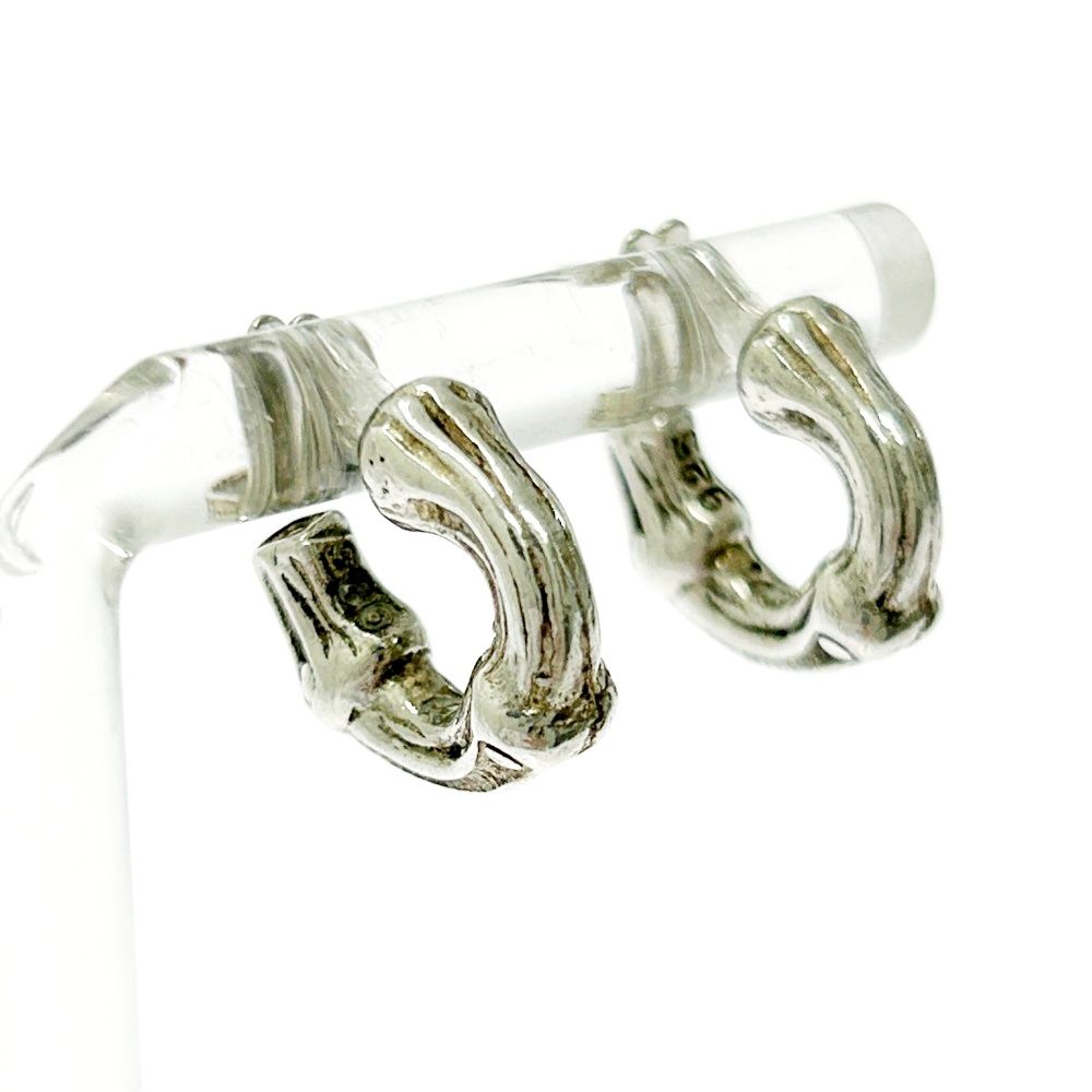 中古】TIFFANY&Co. ティファニー シルバー バンブー フープ