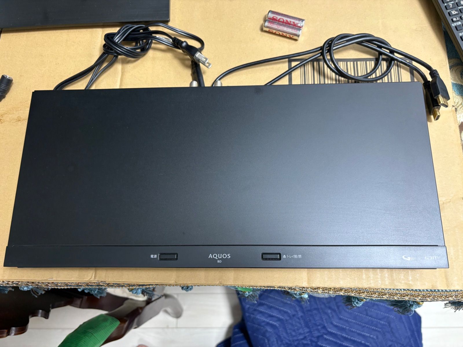 SHARP AQUOS ブルーレイディスクレコーダー BD-NW2200 4K 2TB 2番組録画 シャープ BD-NW2200