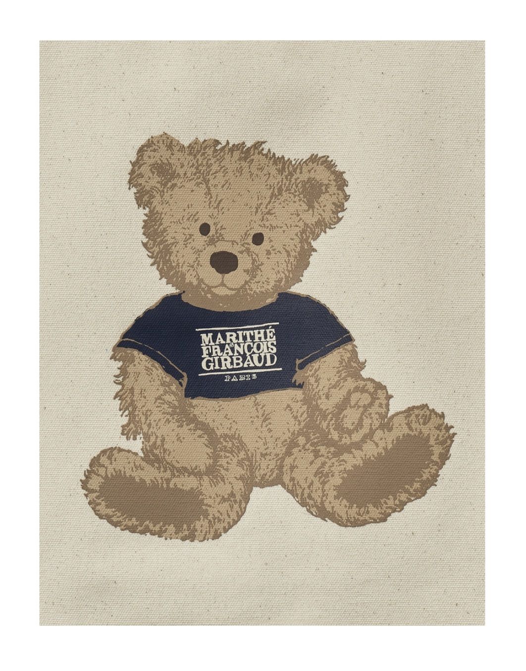 バッグ・カバンその他 Marithe + Francois Girbaud DOODLE BEAR BIG SHOPPER BAG burgu DOODLE BEAR BIG SHOPPER BAG brown - MARITHÉ+FRANҪOIS GIRBAUD