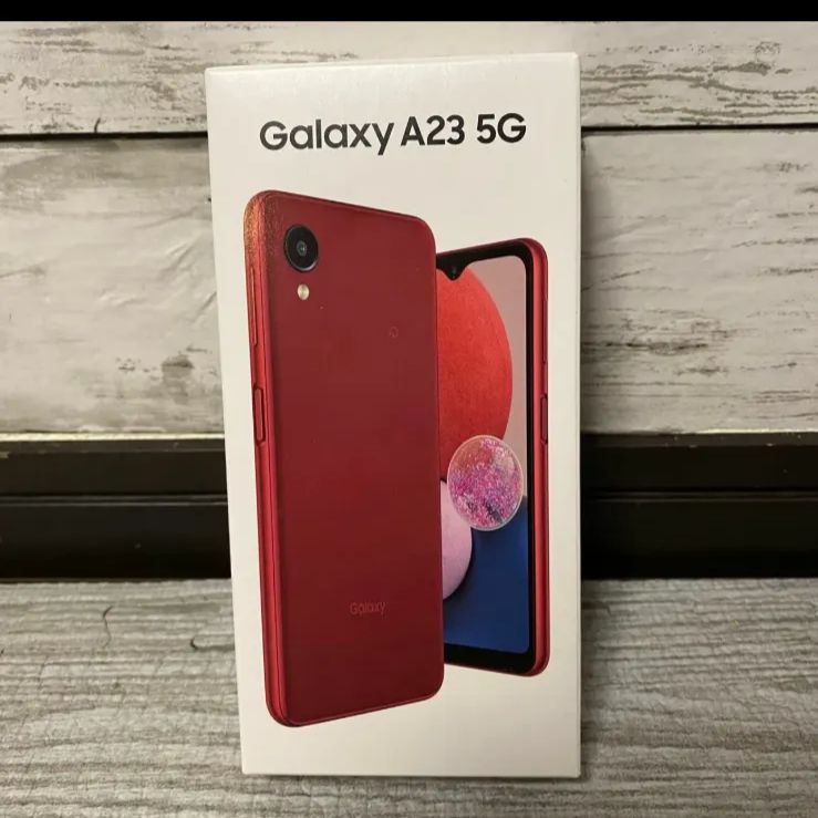 新品未開封　galaxy a23 5g  レッド
