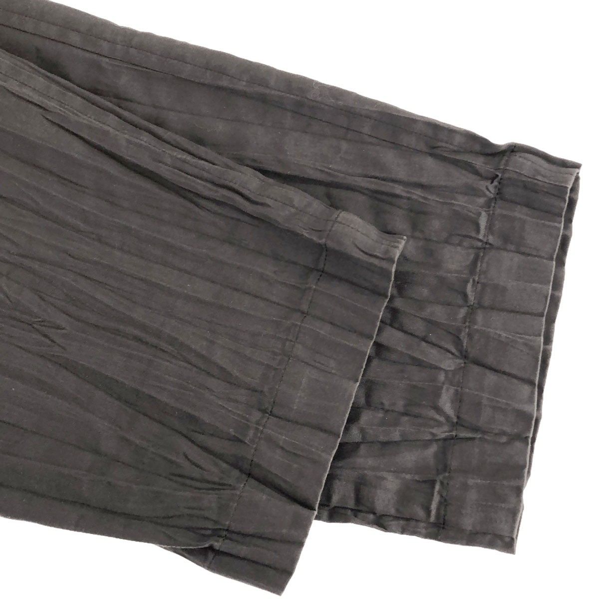 ISSEY MIYAKE MEN イッセイミヤケ メン 19SS 裾プリーツテーパードスラックスパンツ グレー 1 ME93FF943 ISSEY MIYAKE MEN イッセイミヤケ メン 19SS 裾プリーツテーパード