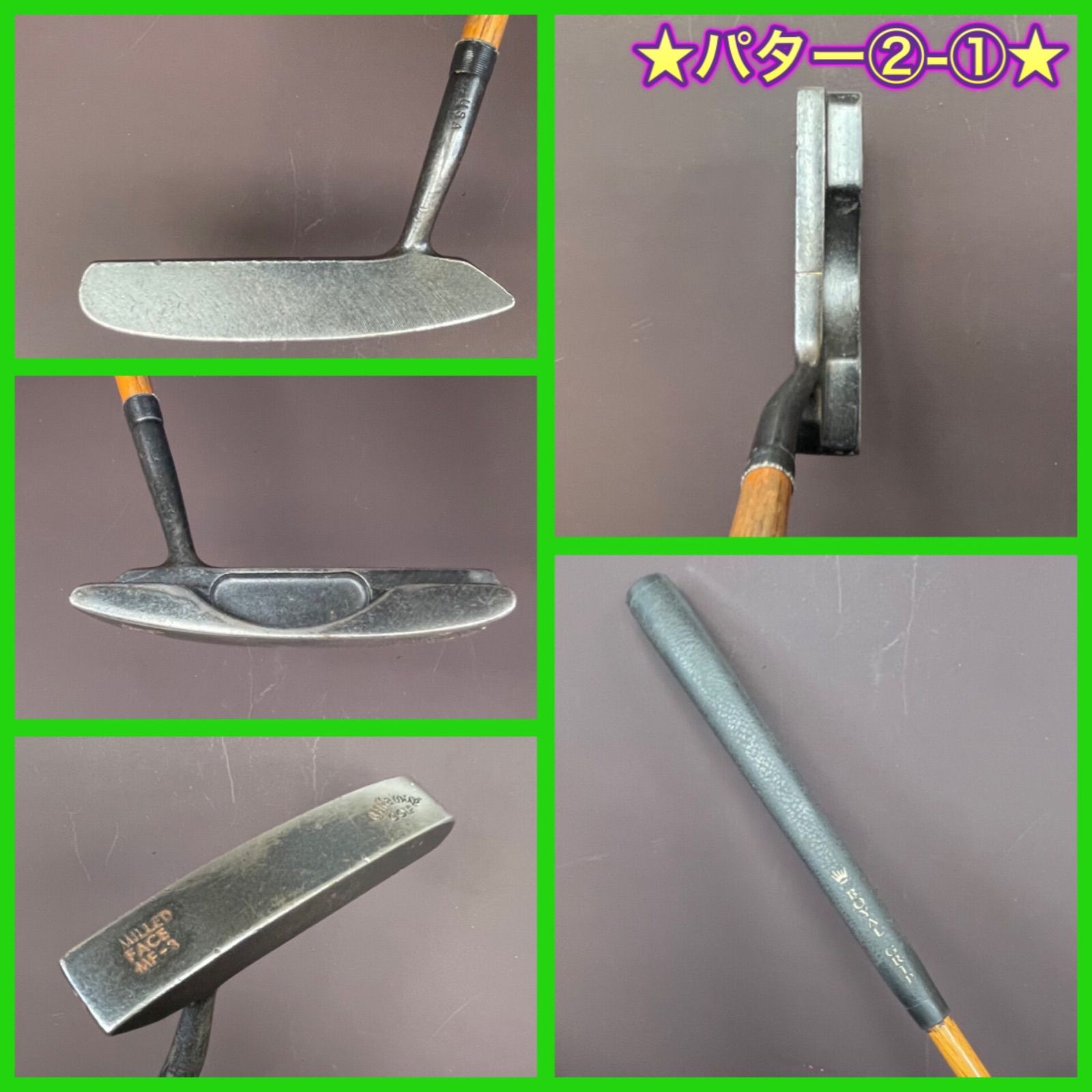 キャロウェイ ミルドフェースパター MILLED FACE MF-1 ヒッコリー