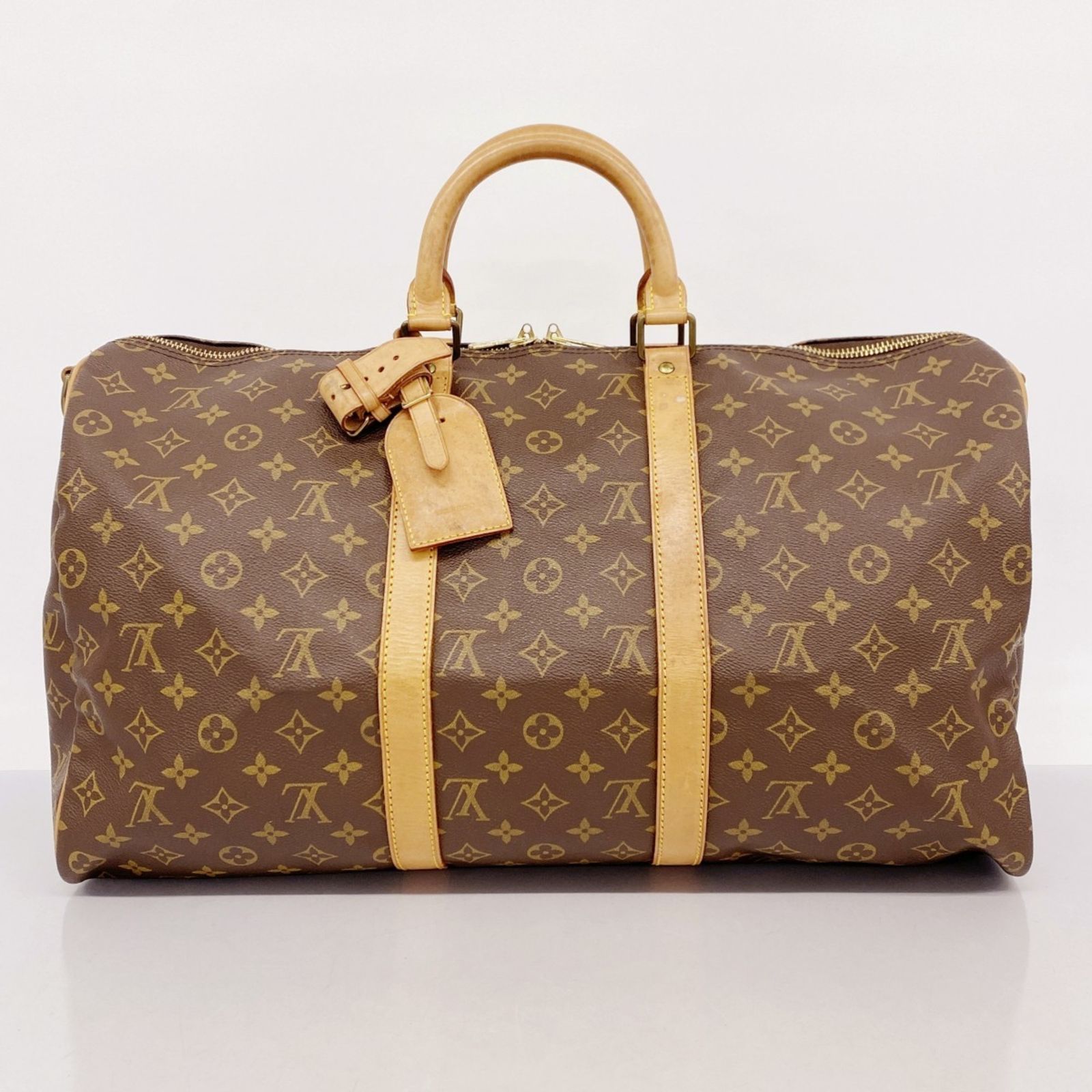 LOUIS VUITTON ボストンバッグ キーポル バンドリエール 50 茶 楽天市場】ルイヴィトン バッグ ボストン キーポル バンド