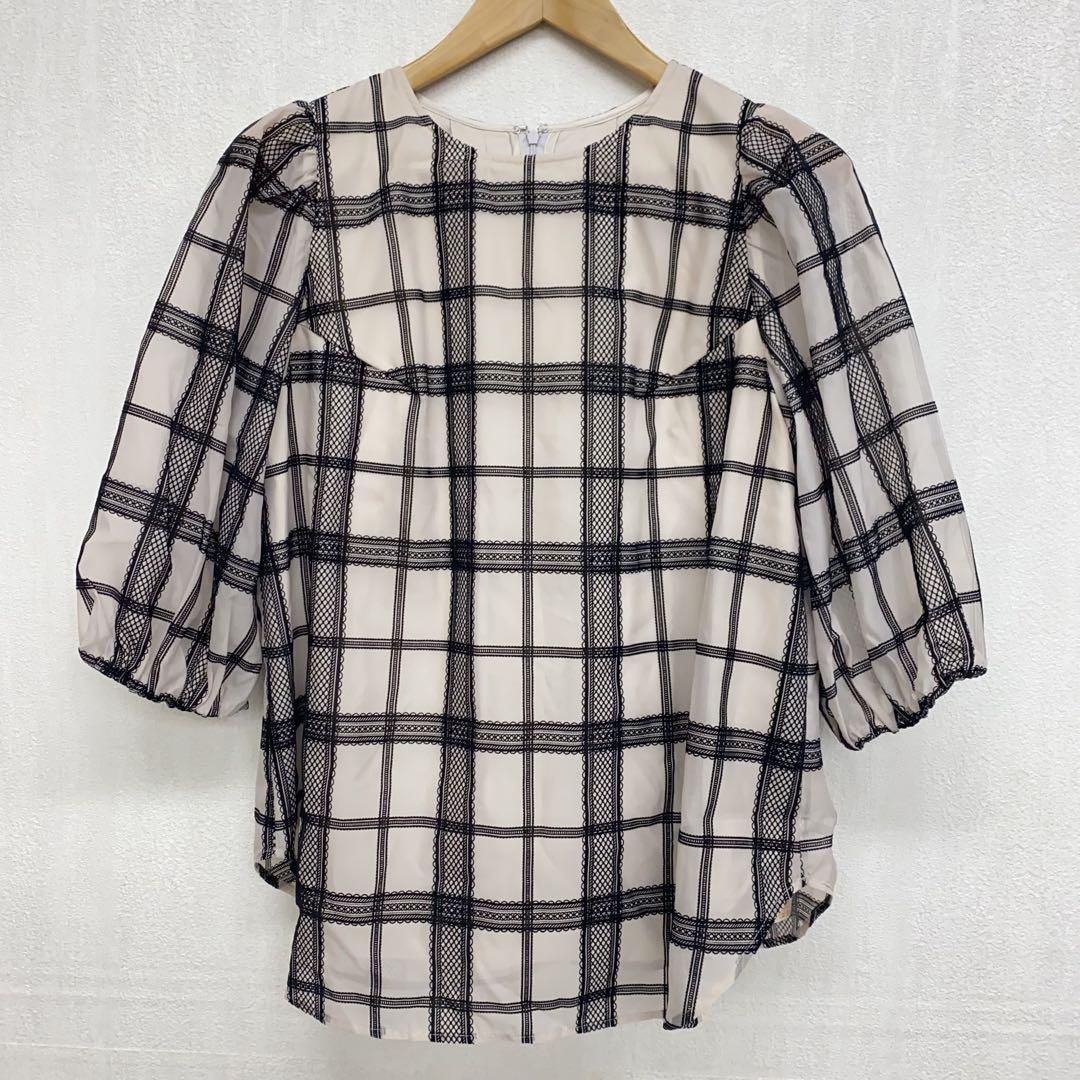 m4882 ローズティアラ フロッキーチェック セットアップ