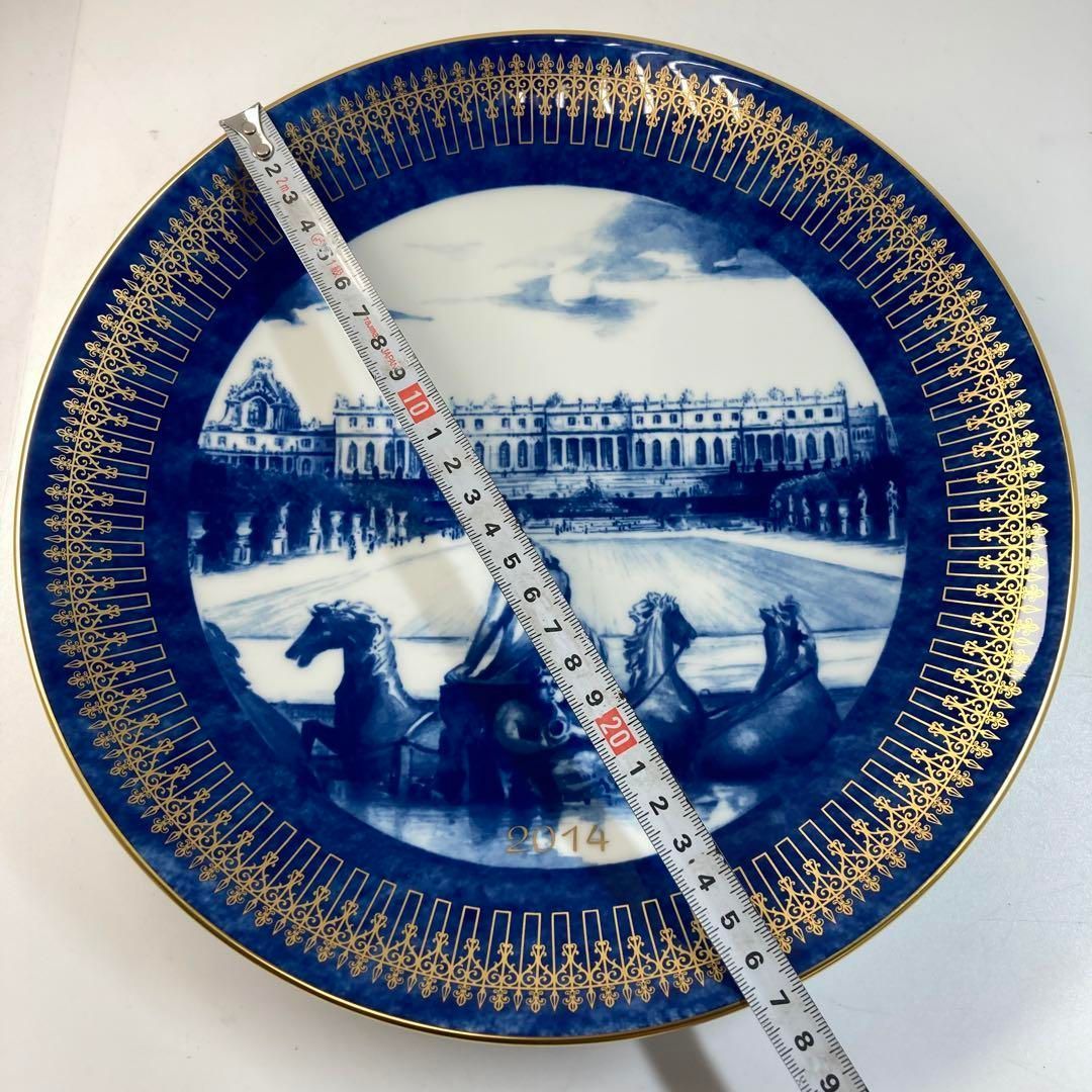 ☆洋3  マイセン2014年　イヤープレート「ベルサイユ」共箱　直径27㎝ ☆洋3 マイセン2014年 イヤープレート「ベルサイユ」共箱 直径27