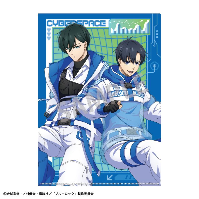 新品/公式】ブルーロック_A4シングルクリアファイル 潔 世一＆糸
