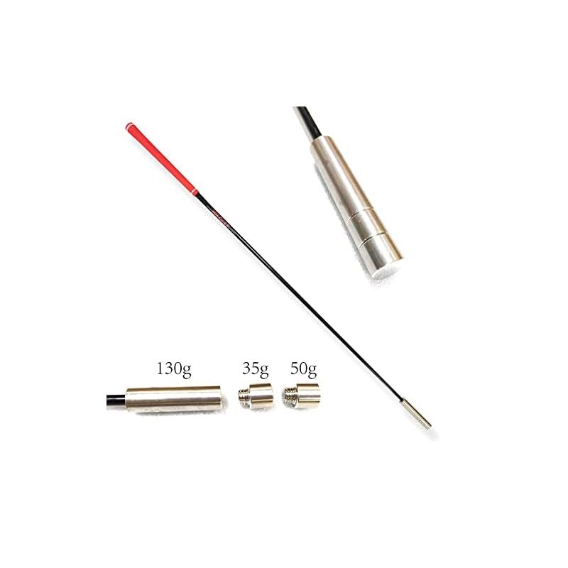 HH-GOLFゴルフスイングスピードトレーニング器、3 in 1でクラブ重量を調節できるゴルフスピードバー、ゴルフスイングトレーニング補助ツール、速度、距離、正確性を高める 1
