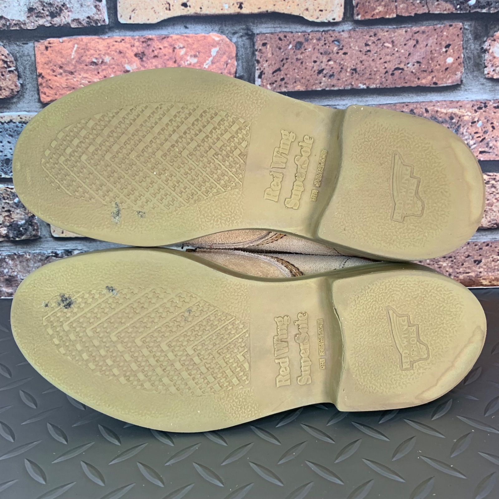 ☆REDWING 8128 刺繡羽タグ スーパーソール ラウンドトゥワーク