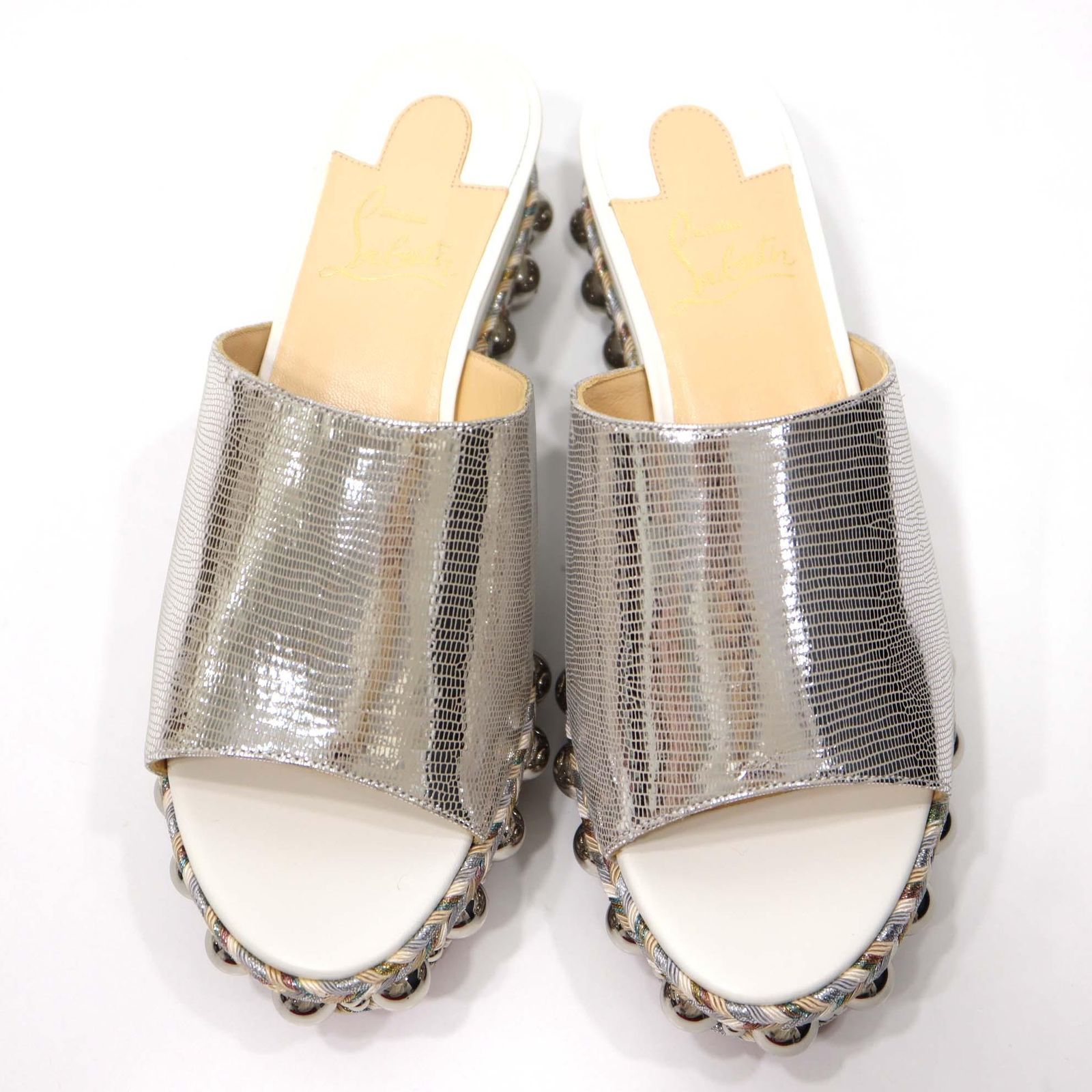 未使用 Christian Louboutin クリスチャンルブタン サンダル 37 23.5cm