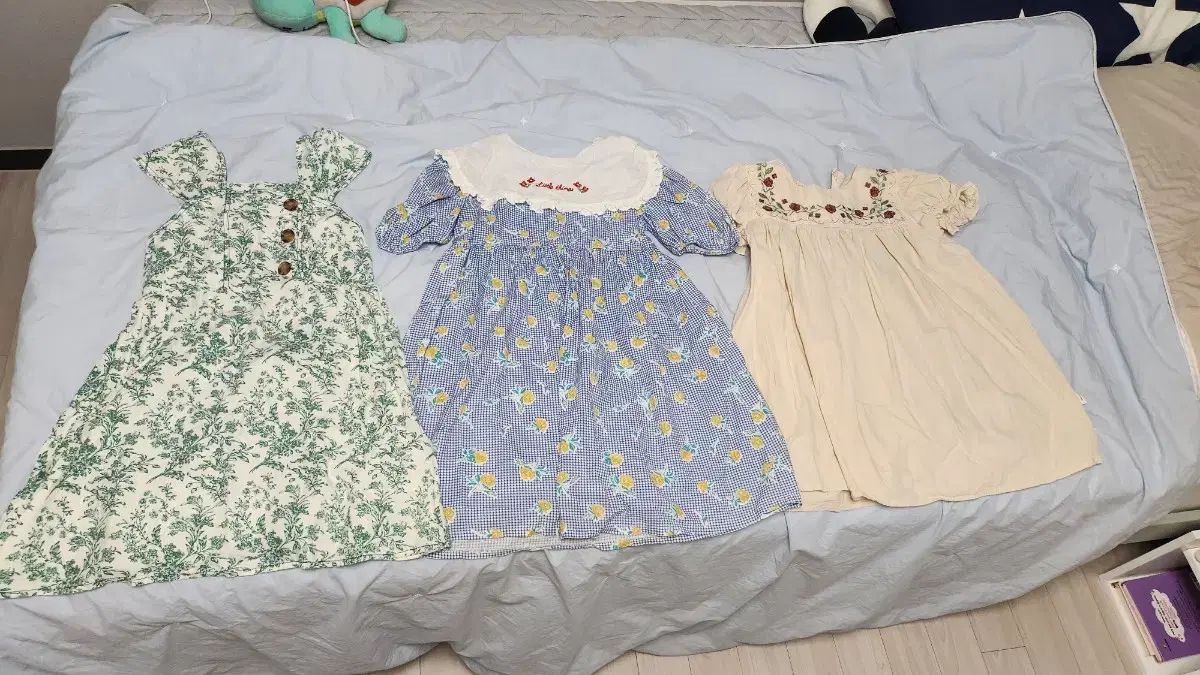 メゾピアノ 前開きワンピース 130 セーラーカラー ギンガムチェック