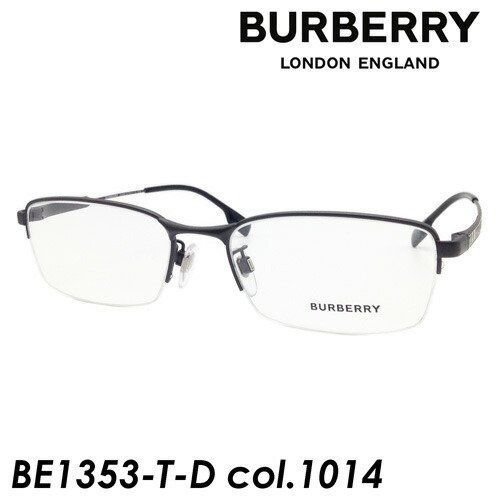 BURBERRY(バーバリー) メガネ BE1335 col.1017[ブラック/ゴールド] 52mm 【保証書付】