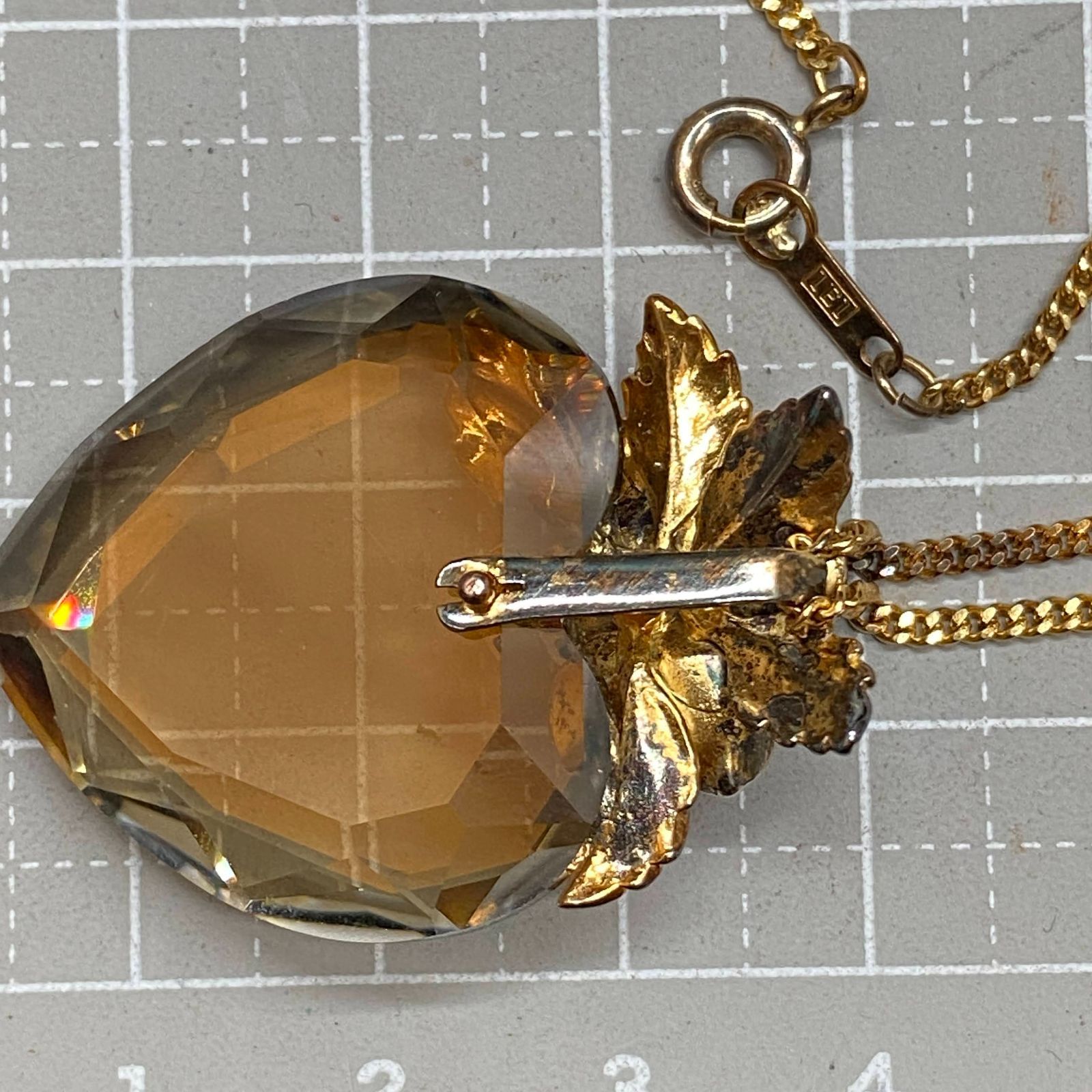 G384 IEI 天然ルビー ダイヤモンド ペンダント ネックレス 