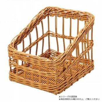 萬洋 まんよう 樹脂フランスパンスタンド角 茶 大 91-107B