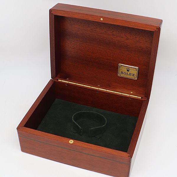 ロレックス 空箱/BOX/ケース 外箱付 腕時計用 ブラウン 木目調 メンズ