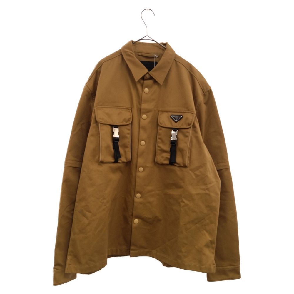 PRADA (プラダ) 21AW Re-Nylon Double Pocket Shirt jacket リサイクル 