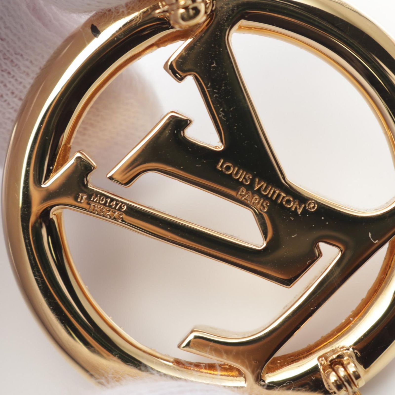 ルイ・ヴィトン LOUIS VUITTON ブローチ LVナイト ルイーズ トレゾール