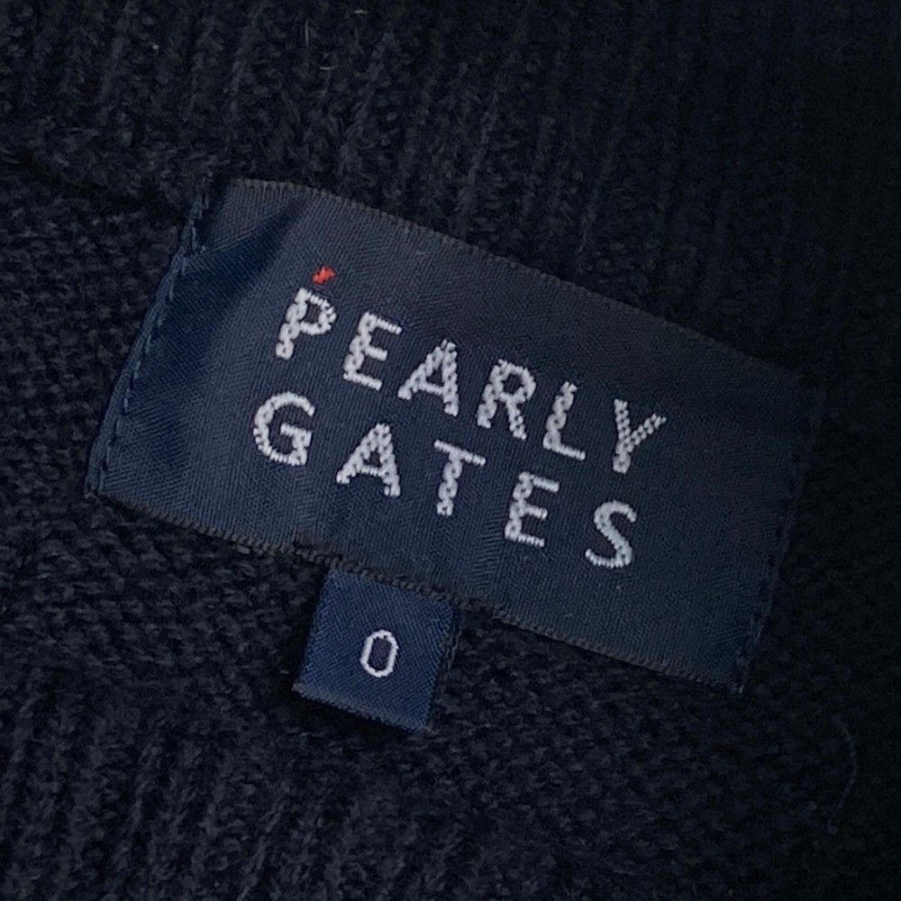 サイズ：0 PEARLY GATES パーリーゲイツ ウール モックネック ニット
